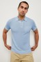  Heren Hardy Poloshirt Lichtblauw Melange | Rails T-shirts & Polo's