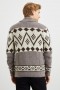 Heren Kallio Cardigan Maple Oat | Rails Truien