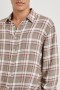 Heren Lennox Shirt Chinchilla Currant | Rails Shirts