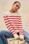  Dames Alise Trui Cherry Stripe | Rails Truien