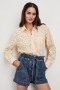  Dames Arlo Shirt Crème Bloemen | Rails Tops