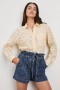  Dames Arlo Shirt Crème Bloemen | Rails Tops