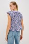  Dames Carmine Top Blue Blossom | Rails Tops