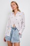  Dames Charli Shirt Roze Palm Streep | Rails Tops