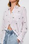  Dames Charli Shirt Roze Palm Streep | Rails Tops