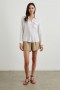  Dames Charli Shirt Wit Blanket Stitch | Rails Tops