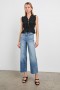  Getty Crop Dames Wijde Pijpen | Rails Denim