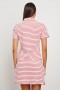  Dames Naveli Court Polo Cherry Stripe | Rails Tops