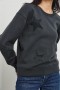 Dames Sonia Sweatshirt Gewassen Zwart | Rails Truien