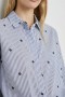  Dames Taylor Shirt met Flocked Daisys | Rails Tops