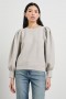  Dames Tiffany Sweatshirt Heather Grey | Rails Truien