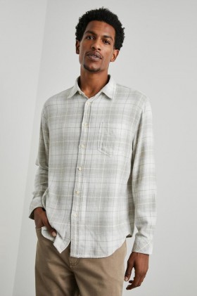  Heren Lennox Shirt Wheat Dove Melange | Rails Shirts