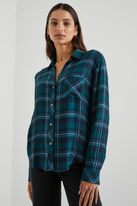  Dames Brady Shirt Pine Fuchsia | Rails Tops