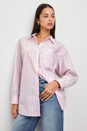  Dames Elsa Shirt Cherry Blossom Stripe | Rails Tops