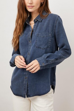  Dames Ingrid Shirt Donker Vintage | Rails Tops