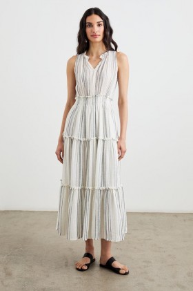 Vrouwen Loulou Jurk Basque Stripe | Rails Jurken & Rompers