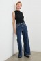  Naisten Angeleno Wide Leg -farkut, siniset | Rails Denim