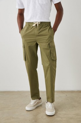  Miesten Emmerson Pant Olive | Rails-housut