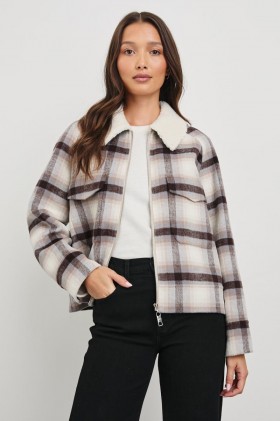  Naisten Cheyenne-takki Telluride Plaid | Rails-takit ja päällystakit