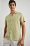  Chemise Amalfi pour homme, motif carreaux peints Matcha | Chemises Rails