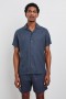 Chemise Atlas pour homme, bleu marine, motif cèdre vertical | Chemises Rails