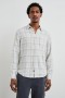 Chemise Lennox pour homme, coloris Parchemin Ciel Mélange | Chemises Rails