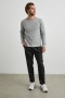 T-shirts et polos thermiques Wade gris chiné pour hommes | Rails
