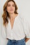 Haut Cassat blanc pour femme | Hauts Rails
