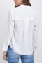  Chemise Cori pour femme en soie blanche | Hauts Rails
