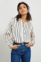  Chemise Maria pour femme, rayures bleu marine céramique | Rails Tops