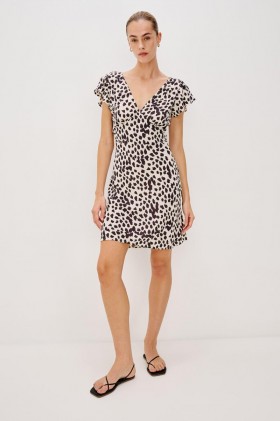  Robe Gigi taupe à pois pour femme | Robes et combishorts Rails