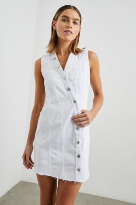  Robe Strand pour femme, blanc sel | Rails Denim