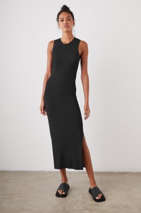 Robe Syd noire pour femme | Robes et combinaisons Rails