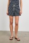 Teddy-Shorts für Damen, marineblau-elfenbeinfarben gestreift | Rails Hosen & Shorts