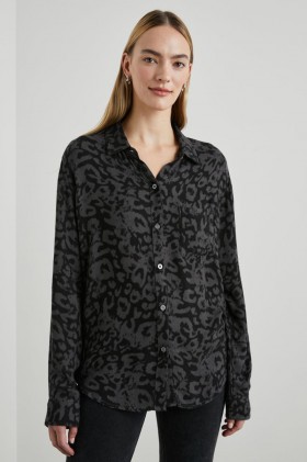  Damen-Hunter-Shirt, Diffuses Anthrazit | Rails Tops