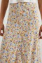  Γυναικεία Φούστα Rosetta με Λουλούδια Παπάγιας | Φούστες με Ράγες