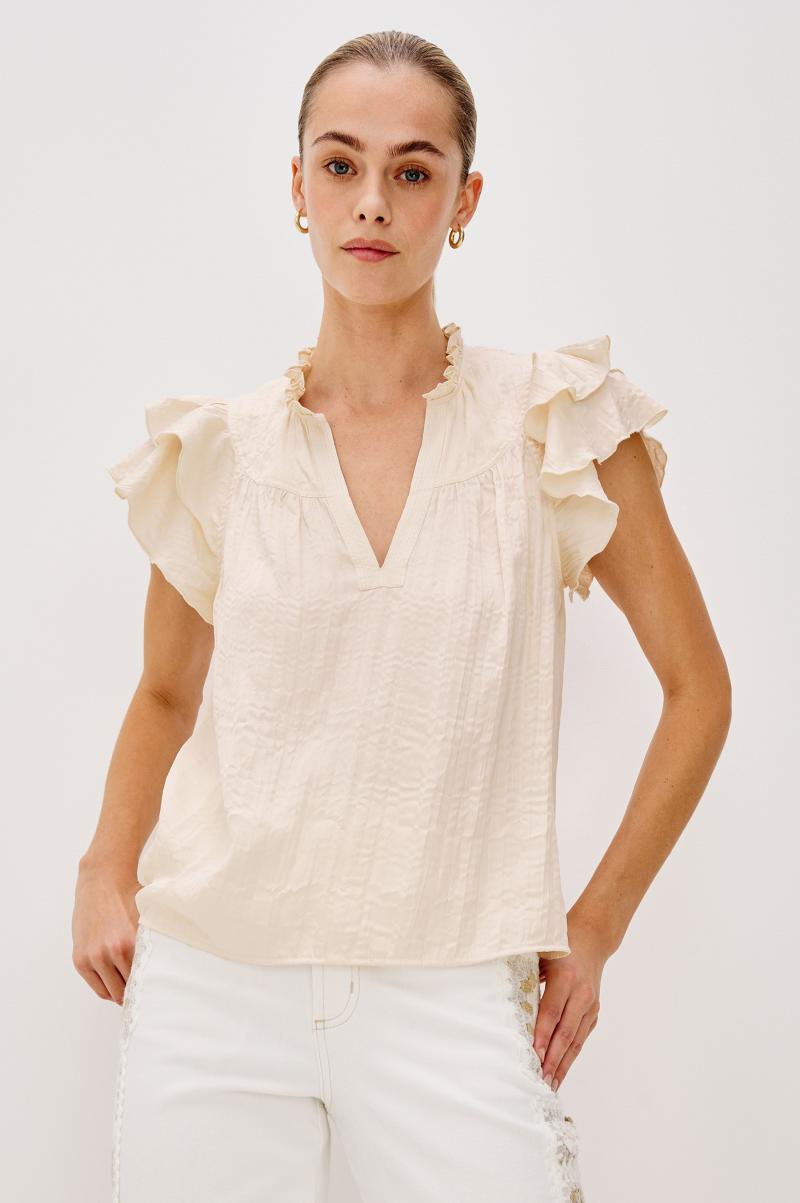 Women Calista Top Ivory | Rails Tops