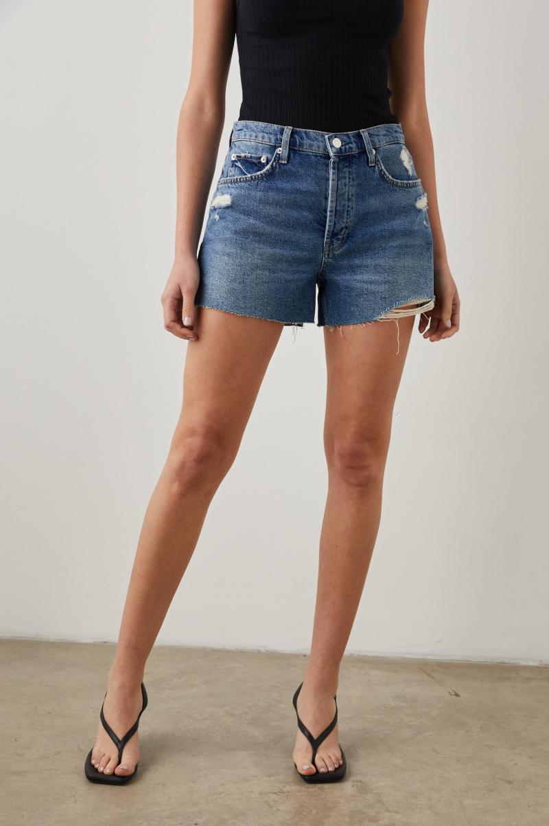 Women Zuma Short Vintage Sapphire Distress | Rails Pants & Shorts
